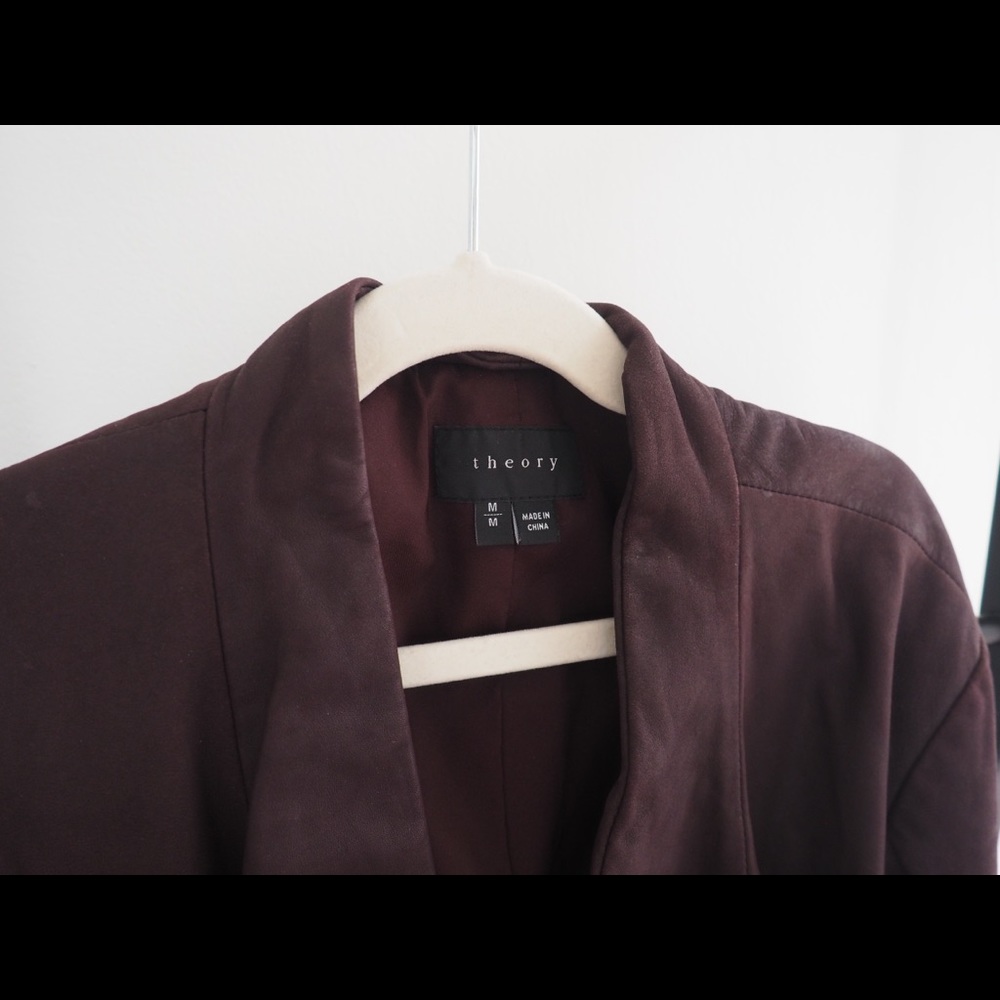 Theory leather jacket